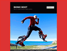 Tablet Screenshot of bionicboot.com